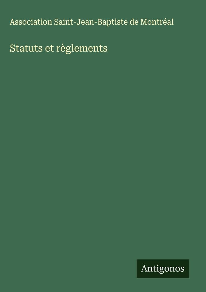 Statuts et règlements