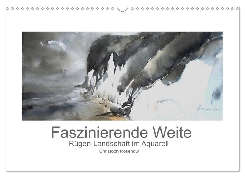 Faszinierende Weite. Rügen-Landschaft im Aquarell (Wandkalender 2026 DIN A3 quer), CALVENDO Monatskalender