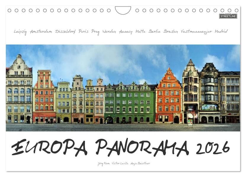 Europa Panorama 2026 (Wandkalender 2026 DIN A4 quer), CALVENDO Monatskalender