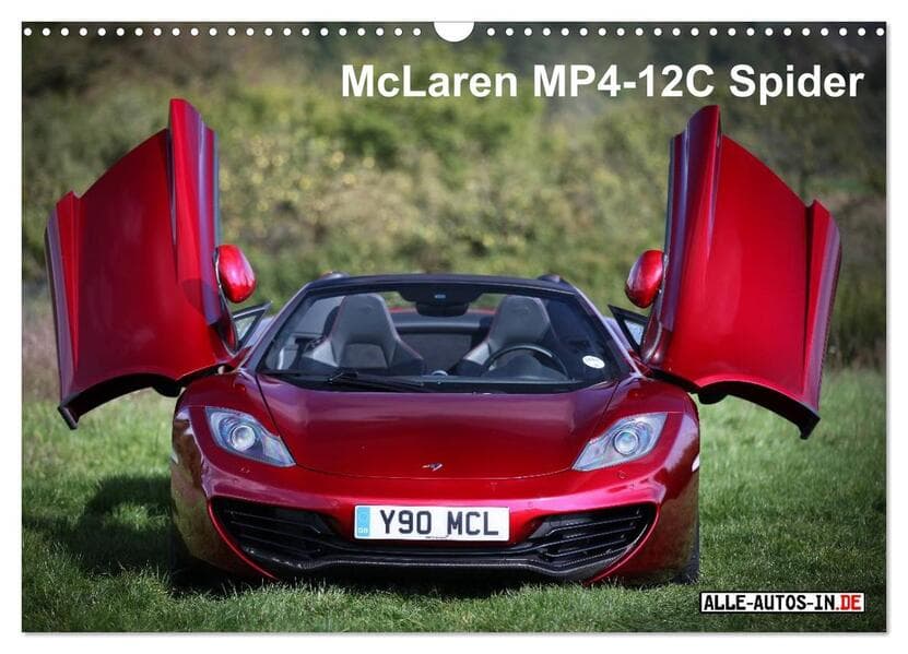 McLaren MP4-12C Spider (Wandkalender 2026 DIN A3 quer), CALVENDO Monatskalender