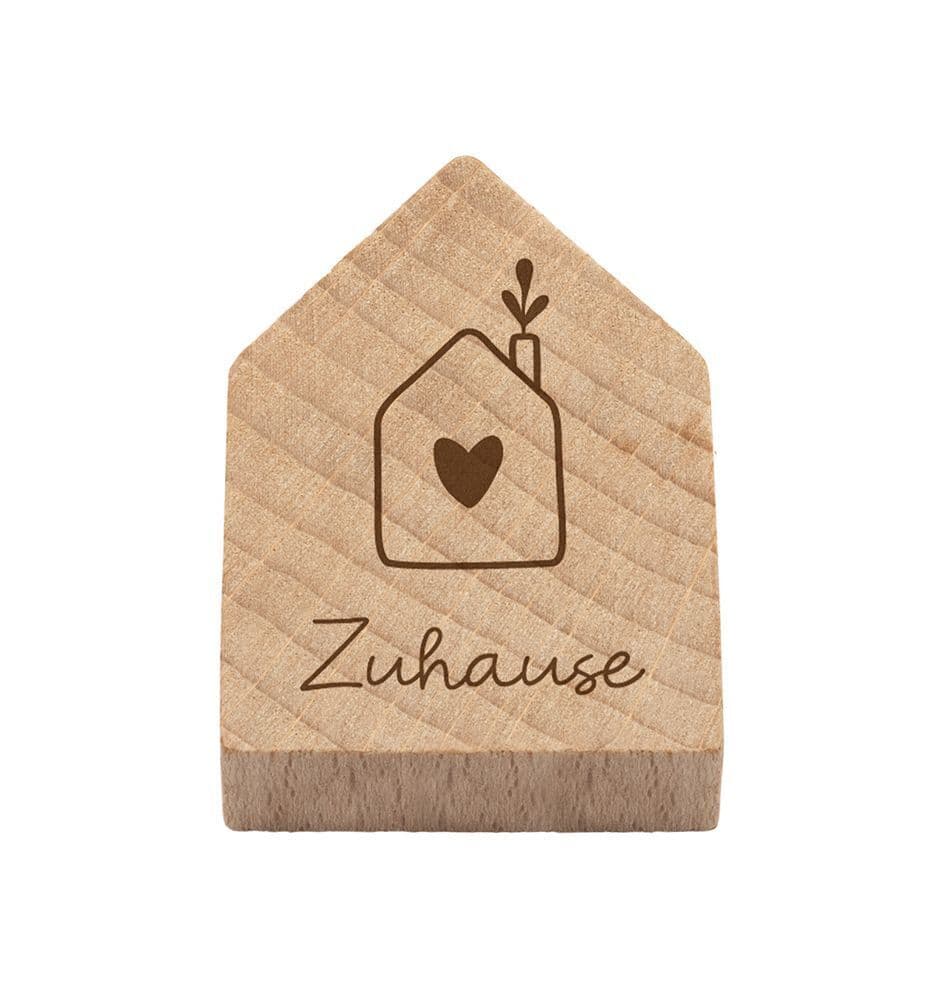 Magnetisches Holzhaus Zuhause