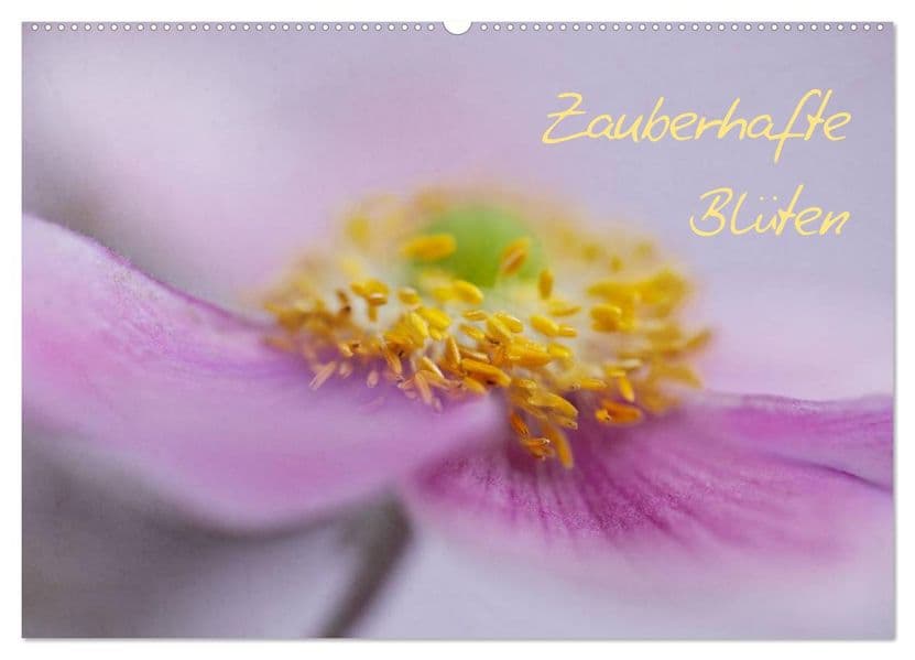 Zauberhafte Blüten (Wandkalender 2026 DIN A2 quer), CALVENDO Monatskalender