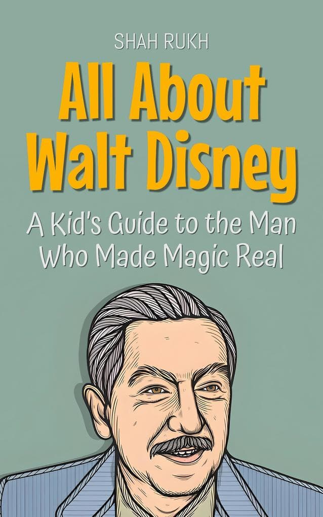 All About Walt Disney: A Kid's Guide to the Man Who Made Magic Real (Knowledge Books For Kids, #49)