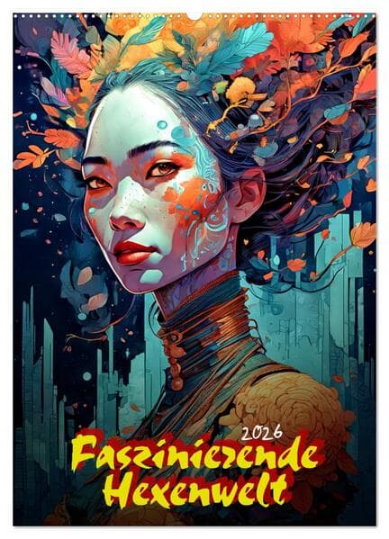 Faszinierende Hexenwelt (Wandkalender 2026 DIN A2 hoch), CALVENDO Monatskalender