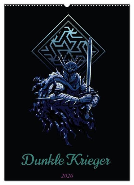 Dunkle Krieger (Wandkalender 2026 DIN A2 hoch), CALVENDO Monatskalender