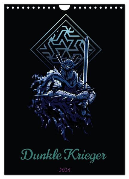 Dunkle Krieger (Wandkalender 2026 DIN A4 hoch), CALVENDO Monatskalender