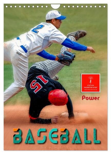 Baseball Power (Wandkalender 2026 DIN A4 hoch), CALVENDO Monatskalender