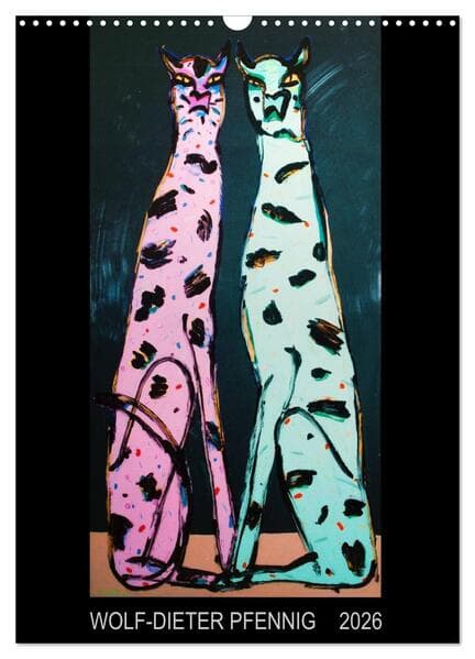 Wolf-Dieter Pfennig Kalender (Wandkalender 2026 DIN A3 hoch), CALVENDO Monatskalender