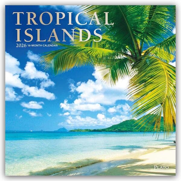 Tropical Islands - Tropische Inseln 2026 - 16-Monatskalender