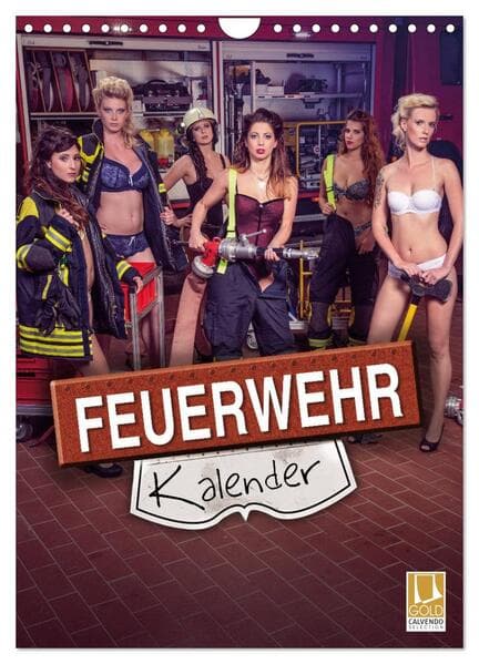 Feuerwehrkalender 2026 (Wandkalender 2026 DIN A4 hoch), CALVENDO Monatskalender