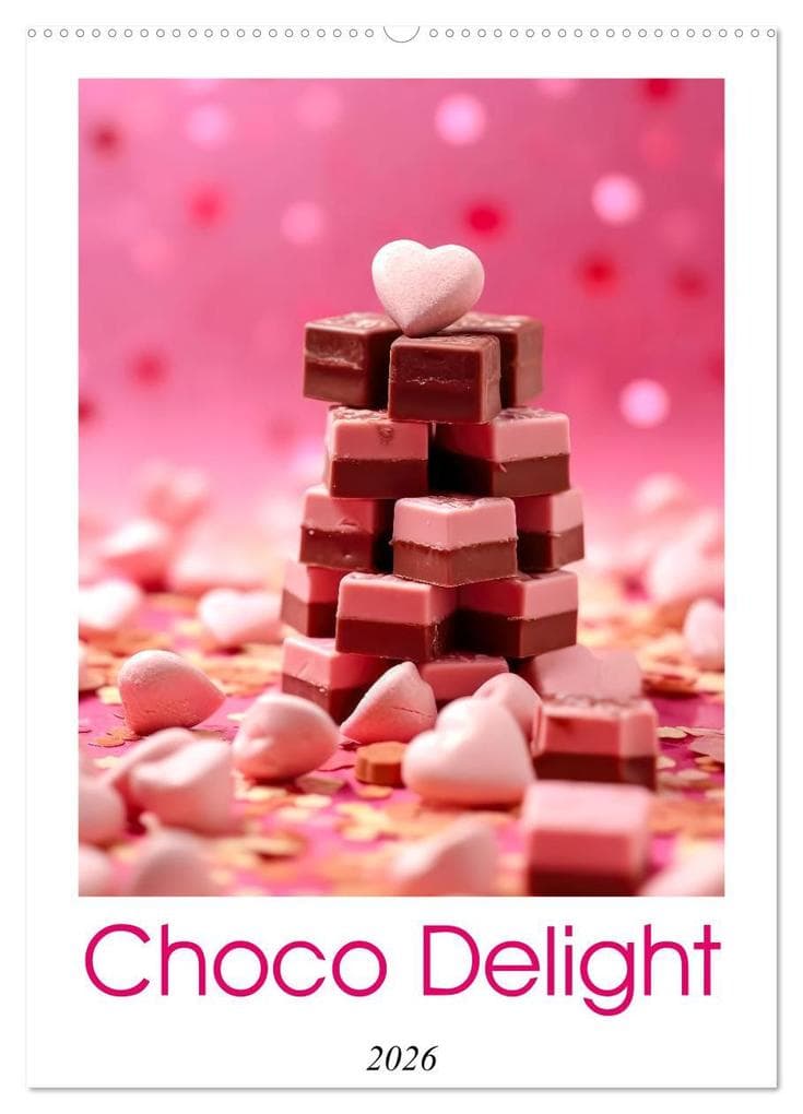 Choco Delight (Wall Calendar 2026 DIN A2 portrait), CALVENDO 12 Month Wall Calendar