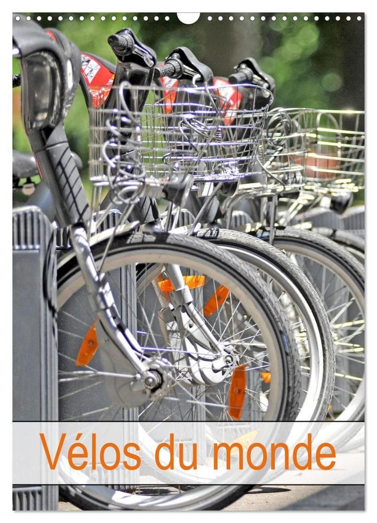 Vélos du monde (Calendrier mural 2026 DIN A3 horizontal), CALVENDO calendrier mensuel