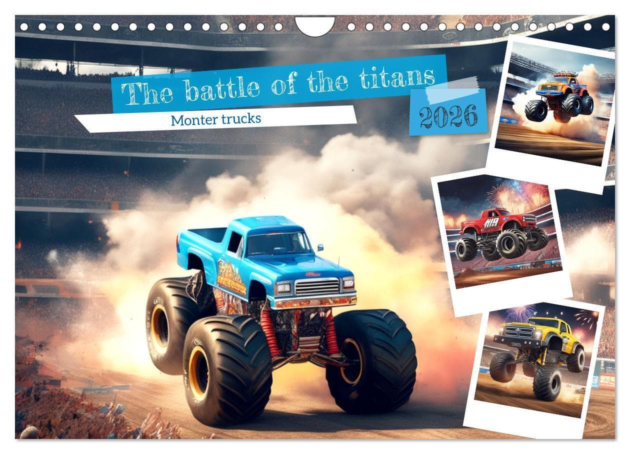 The battle of the titans (Wall Calendar 2026 DIN A4 landscape), CALVENDO 12 Month Wall Calendar