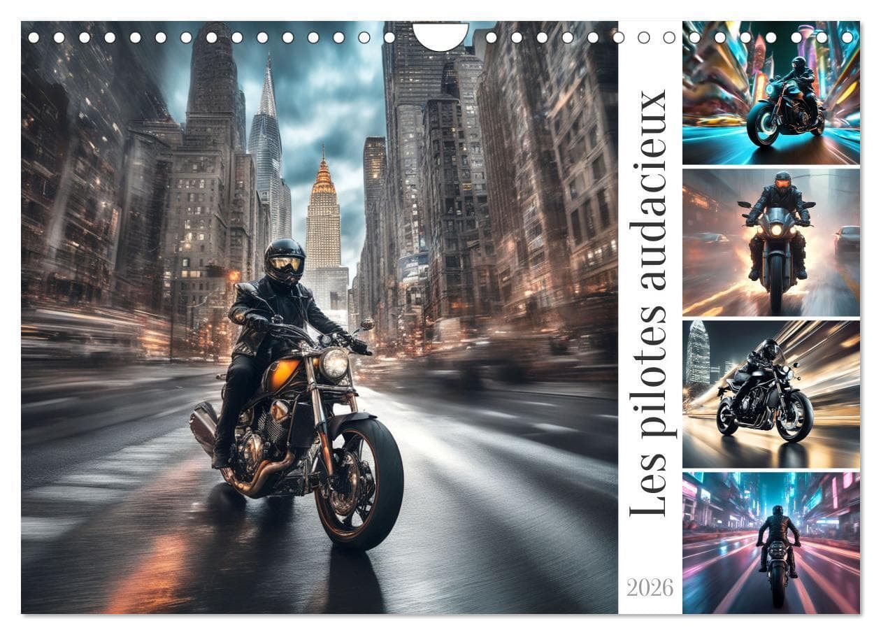 Les pilotes audacieux (Calendrier mural 2026 DIN A4 vertical), CALVENDO calendrier mensuel