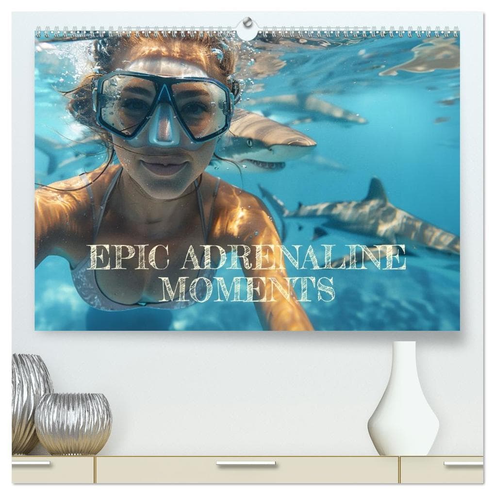 Epic Adrenaline Moments (High Quality Premium Wall Calendar 2026 DIN A2 landscape),CALVENDO 12 Month Wall Calendar