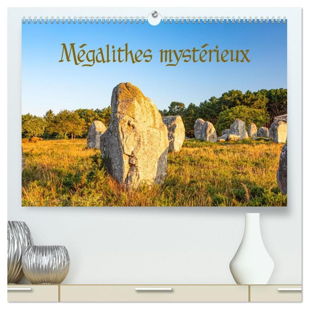 Mégalithes mystérieux (Calendrier mural 2026 DIN A2 vertical) calendrier de bureau