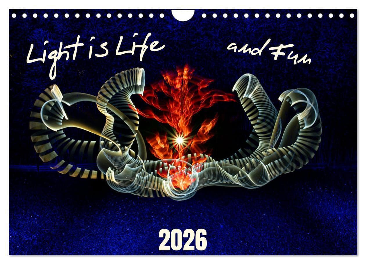 Light is Life and Fun (Wall Calendar 2026 DIN A4 landscape), CALVENDO 12 Month Wall Calendar