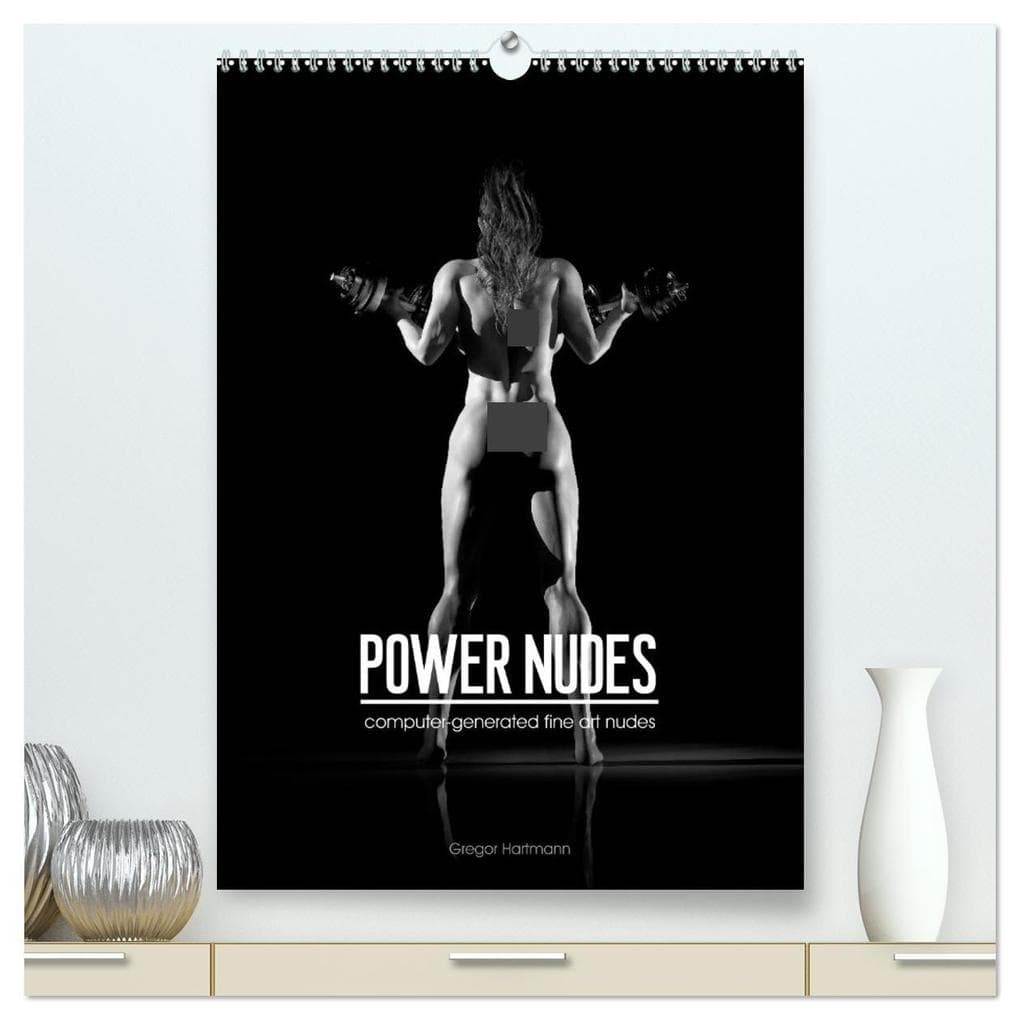 POWER NUDES (High Quality Premium Wall Calendar 2026 DIN A2 portrait),CALVENDO 12 Month Wall Calendar