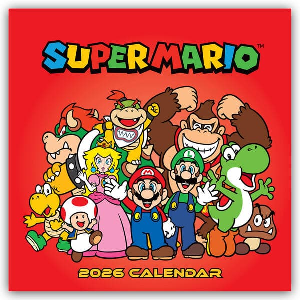Nintendo - Super Mario 2026 - Wandkalender