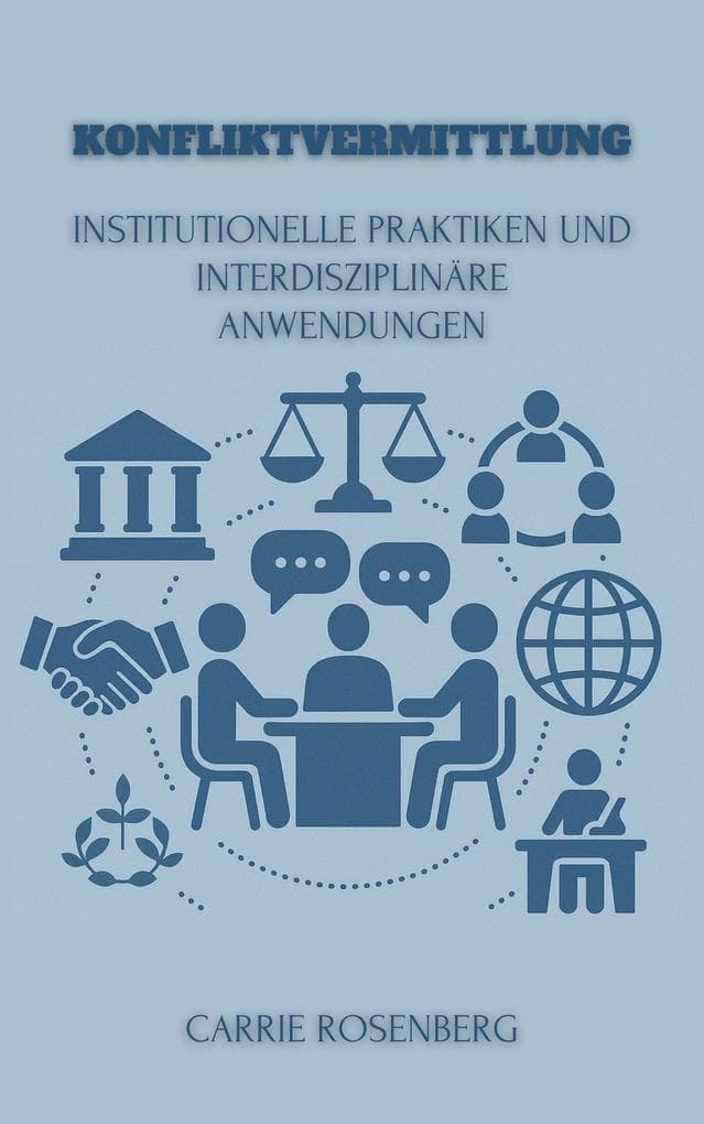 Konfliktvermittlung: Institutionelle Praktiken Und Interdisziplinäre Anwendungen (Konfliktmediation: Theorie, Technik und Interdisziplinäre Praxis)