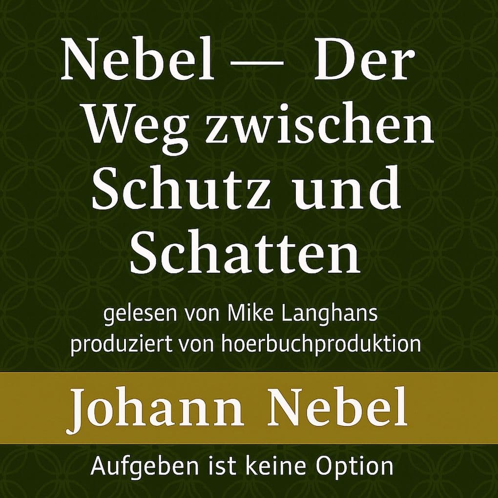 Nebel Der Weg zwischen Schutz und Schatten