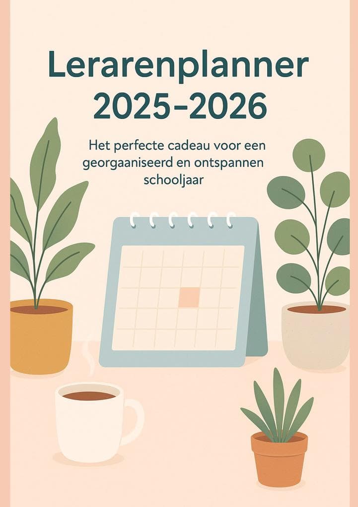 Lerarenplanner 2025-2026(Het perfecte cadeau voor een georganiseerd en ontspannen schooljaar)