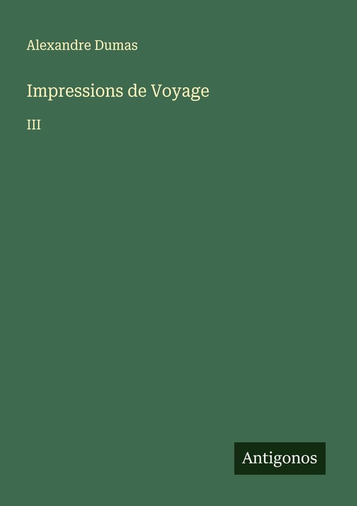 Impressions de Voyage