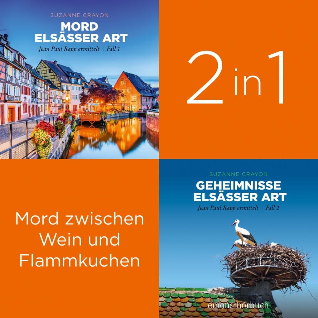 Elsass-Krimi-Serie: Jean Paul Rapp ermittelt (Band 1-2) - Paul Rapp ermittelt
