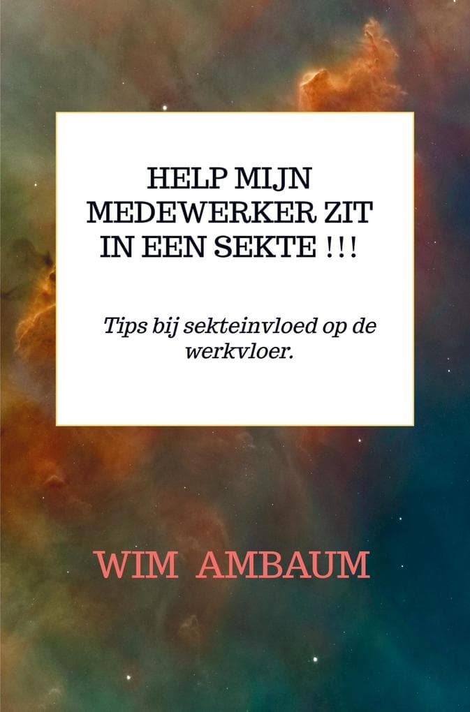 Help mijn medewerker zit in een sekte !!!