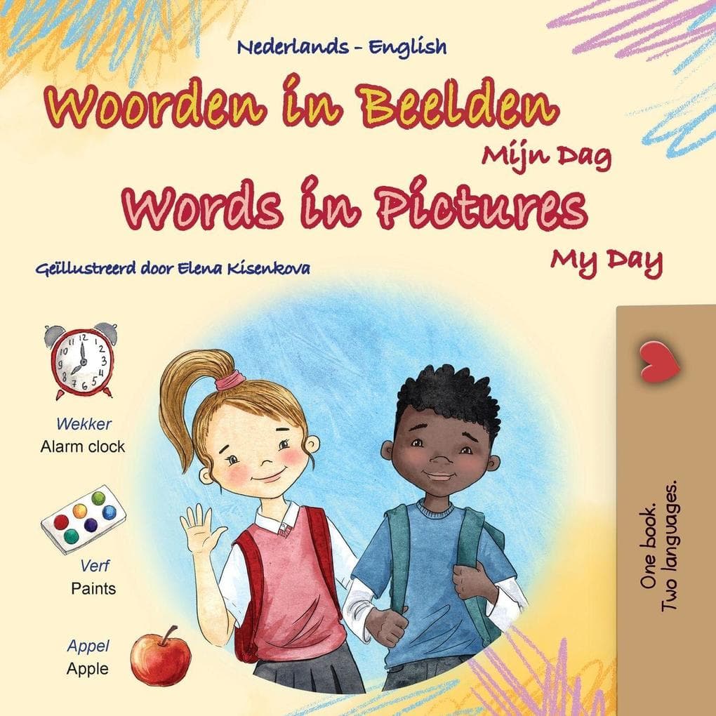 Words in Pictures - My Day (Dutch English Bilingual Children's Book)