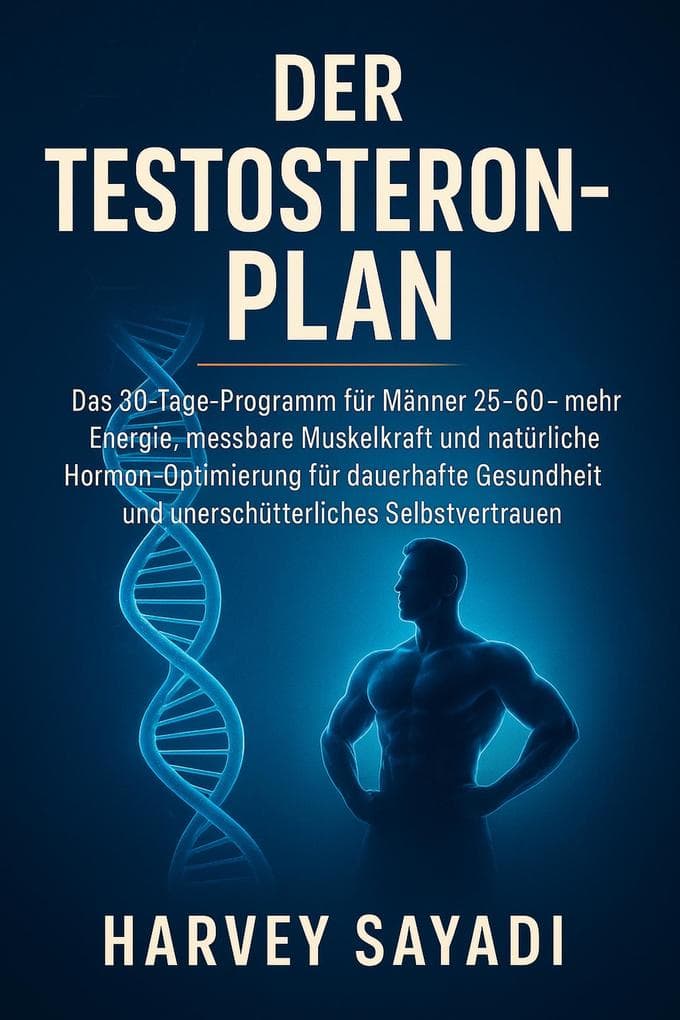 Der Testosteron-Plan: Das 30-Tage-Programm für Männer 25-60 - mehr Energie, messbare Muskelkraft und natürliche Hormon-Optimierung für dauerhafte Gesundheit und unerschütterliches Selbstvertrauen