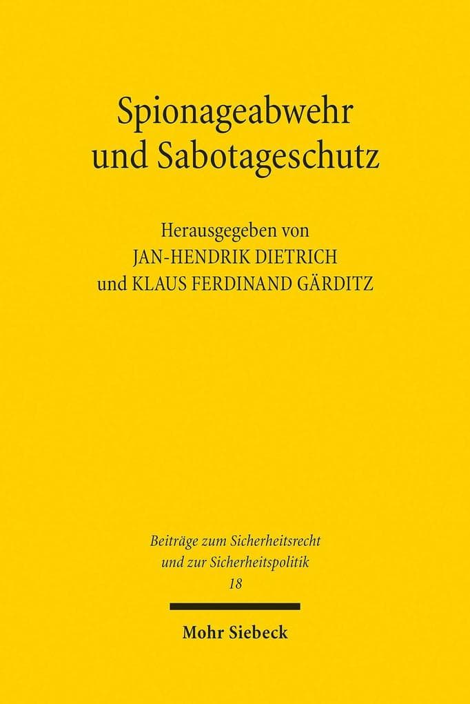 Spionageabwehr und Sabotageschutz