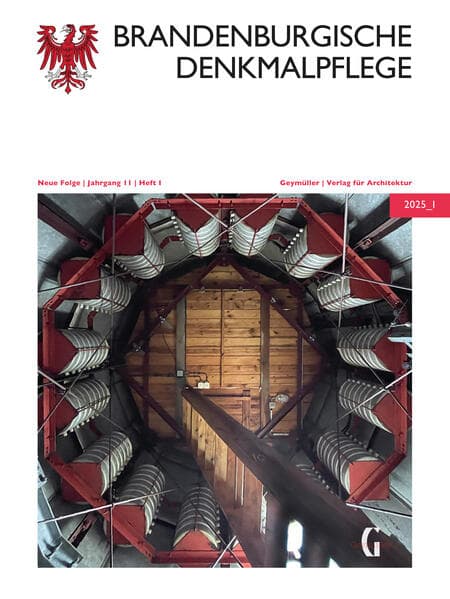 Brandenburgische Denkmalpflege | Neue Folge
