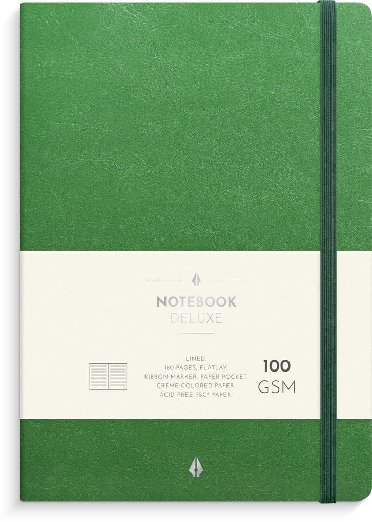 Burde Notizbuch Deluxe A5 grün
