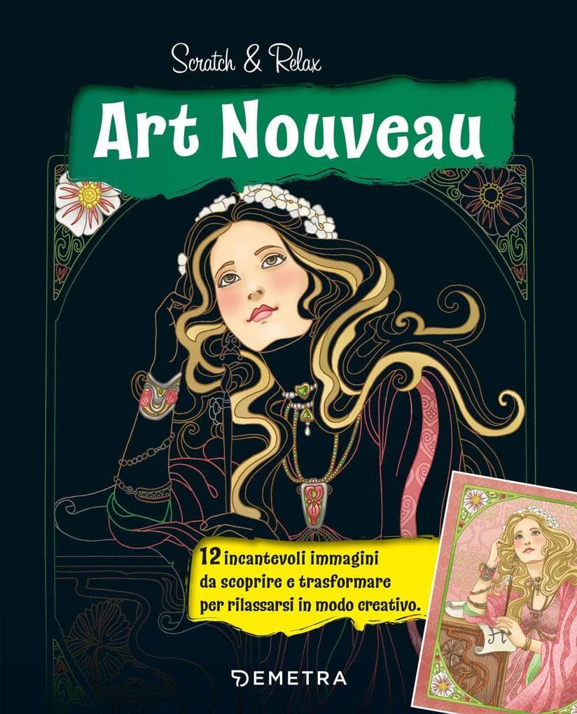 Art nouveau. Scratch & relax