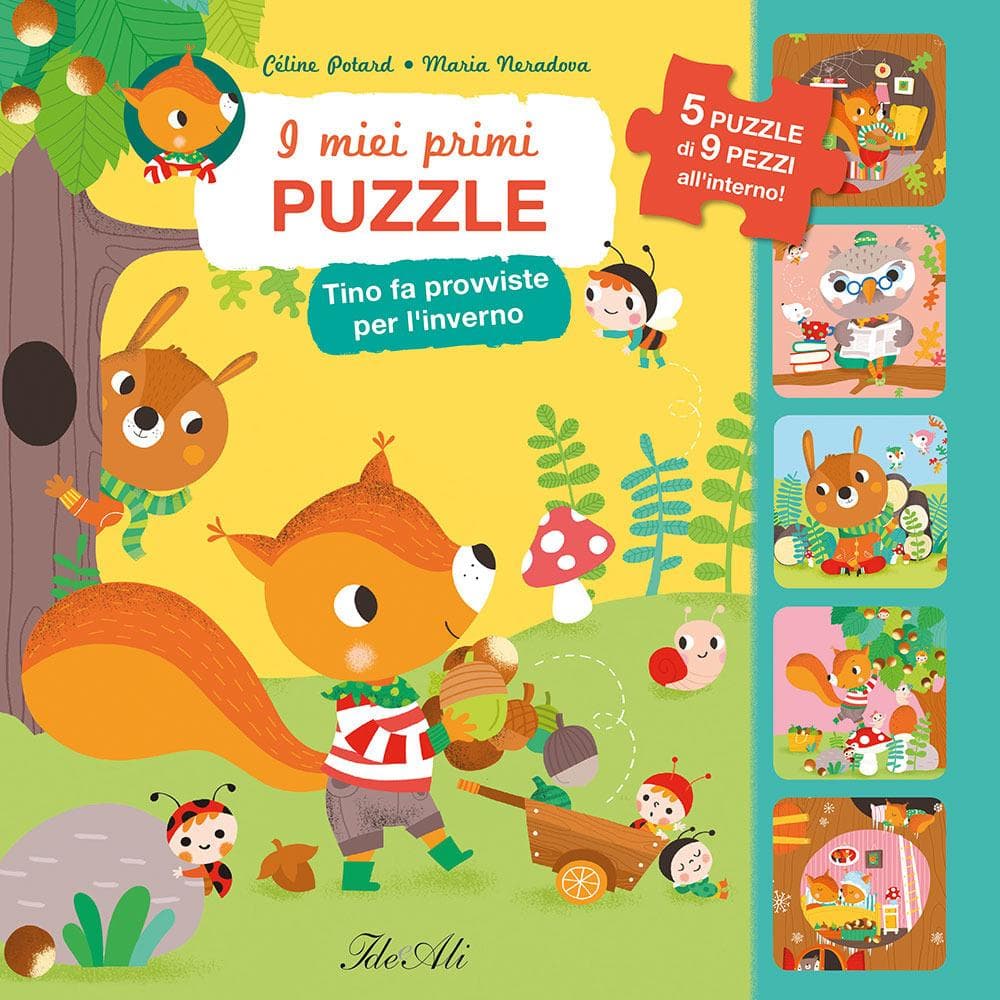 Tino fa provviste per l'inverno. I miei primi puzzle