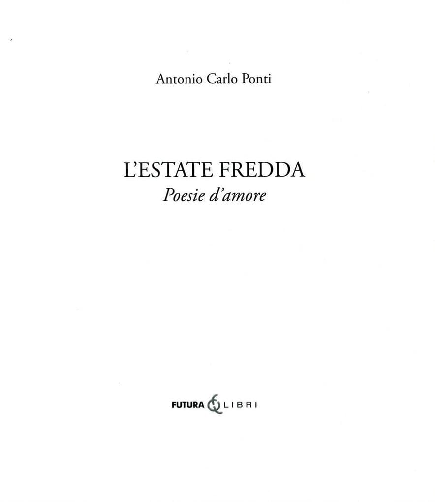 L' estate fredda. Poesie d'amore