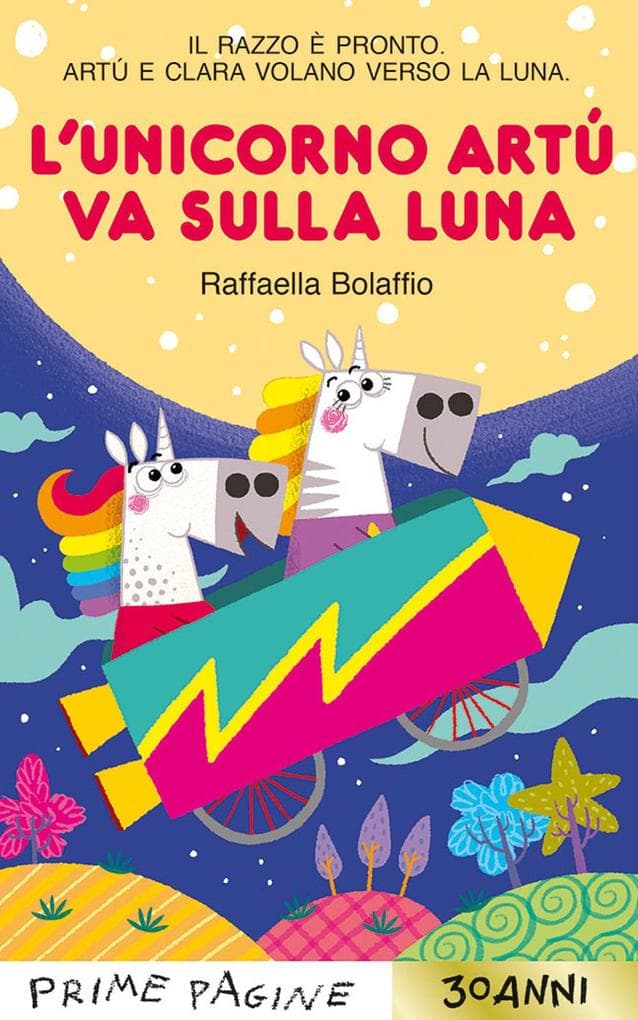L' unicorno Artù va sulla Luna. Stampatello maiuscolo