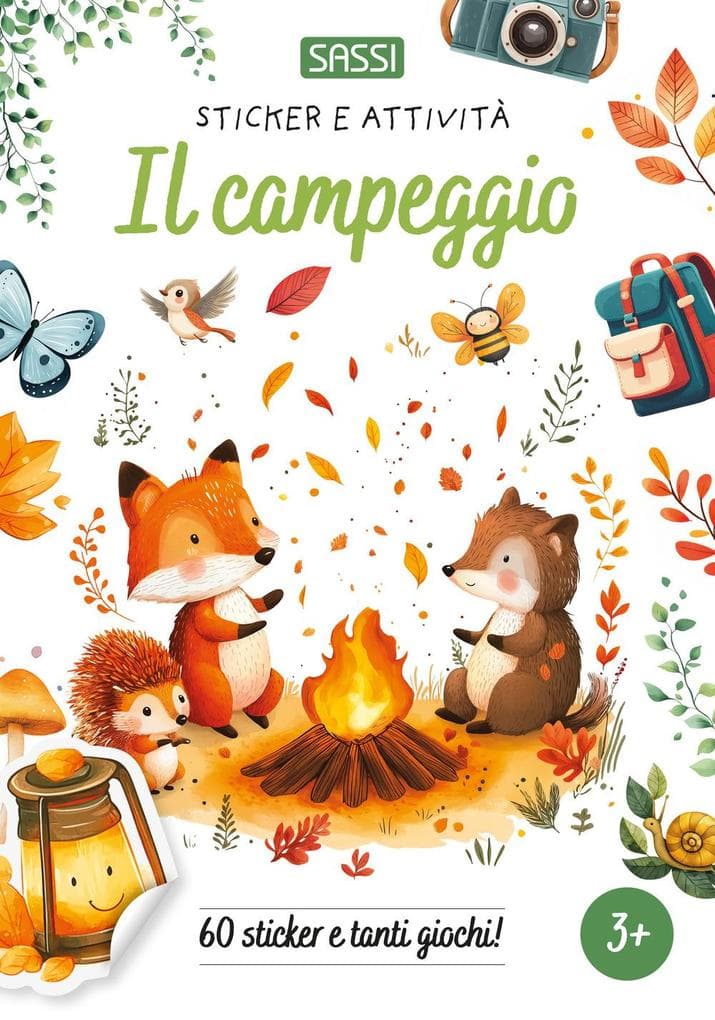 Il campeggio. Sticker e attività