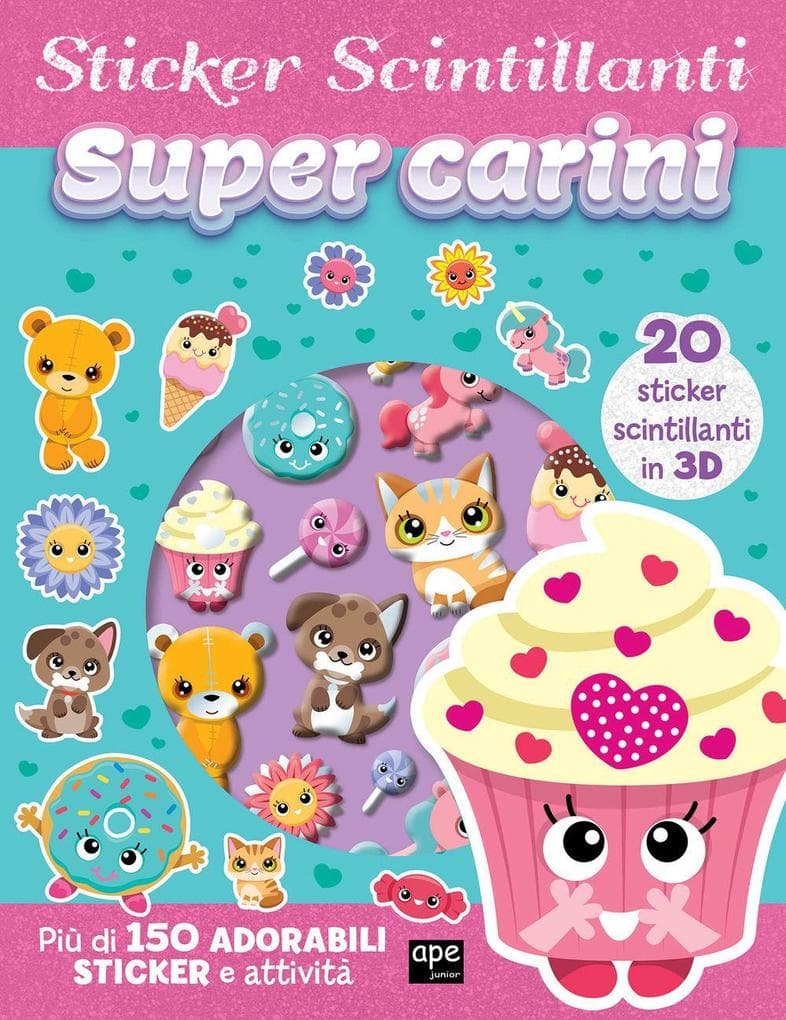 Gli sticker scintillanti. Super carini
