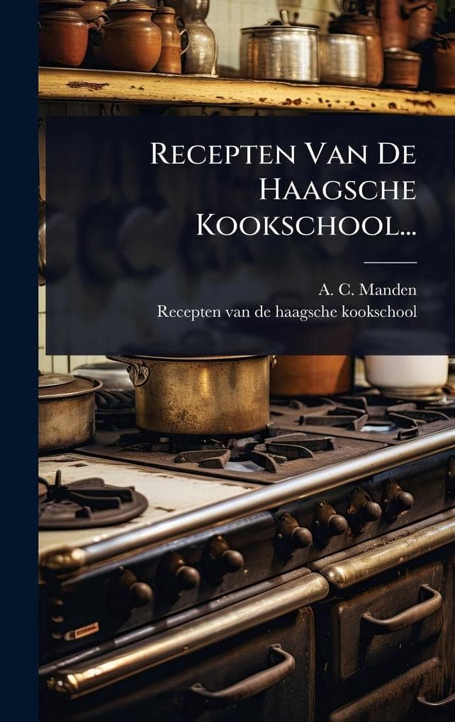 Recepten Van De Haagsche Kookschool...