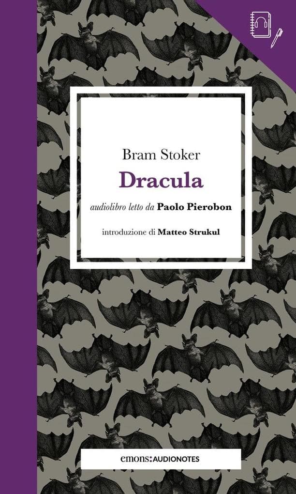 Dracula letto da Paolo Pierobon. Quaderno
