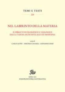 Nel labirinto della materia. Il dibattito filosofico e teologico dalla tarda antichità all'età moderna
