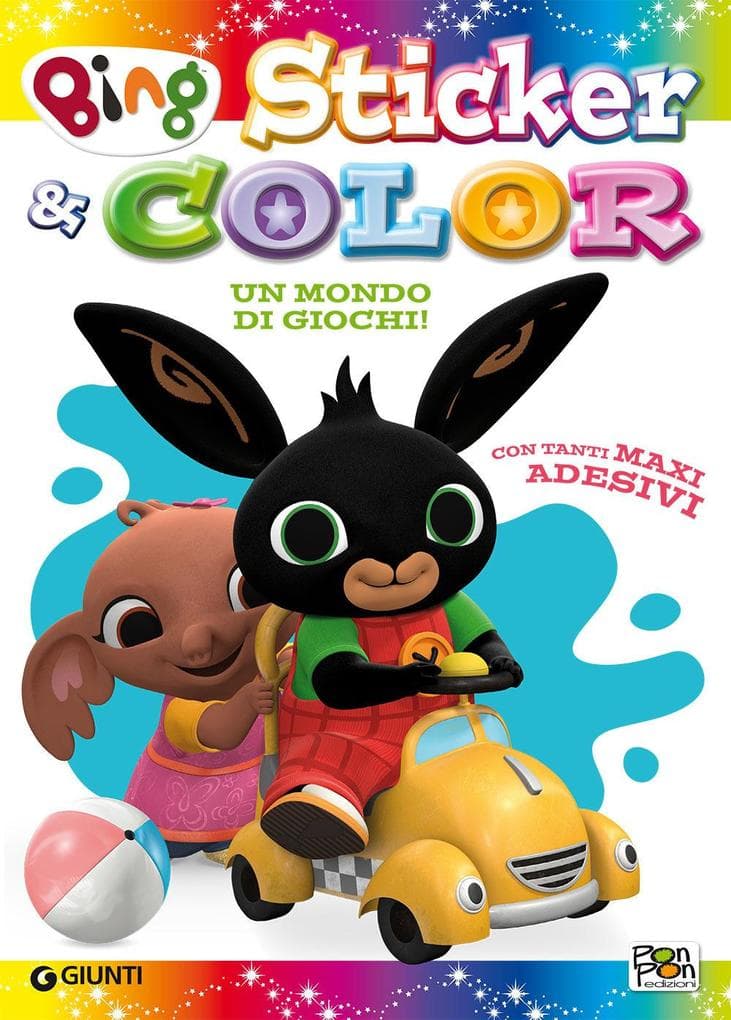 Mondo di giochi. Sticker & color. Bing. Con adesivi