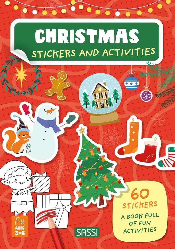 Christmas. Stickers and activities