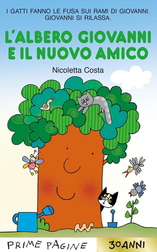 L' albero Giovanni e il nuovo amico. Stampatello maiuscolo