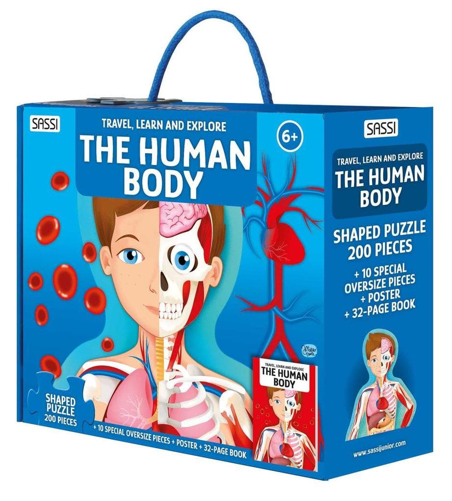 The human body. Travel, learn and explore