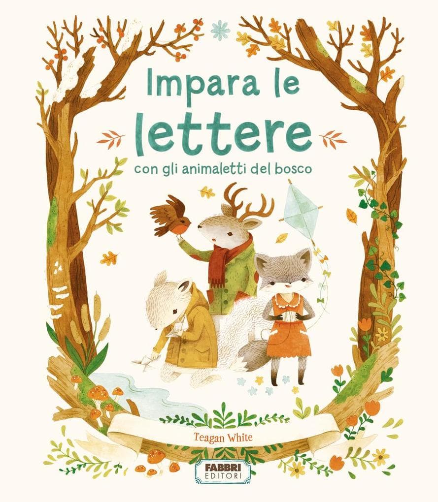 Impara le lettere con gli animaletti del bosco