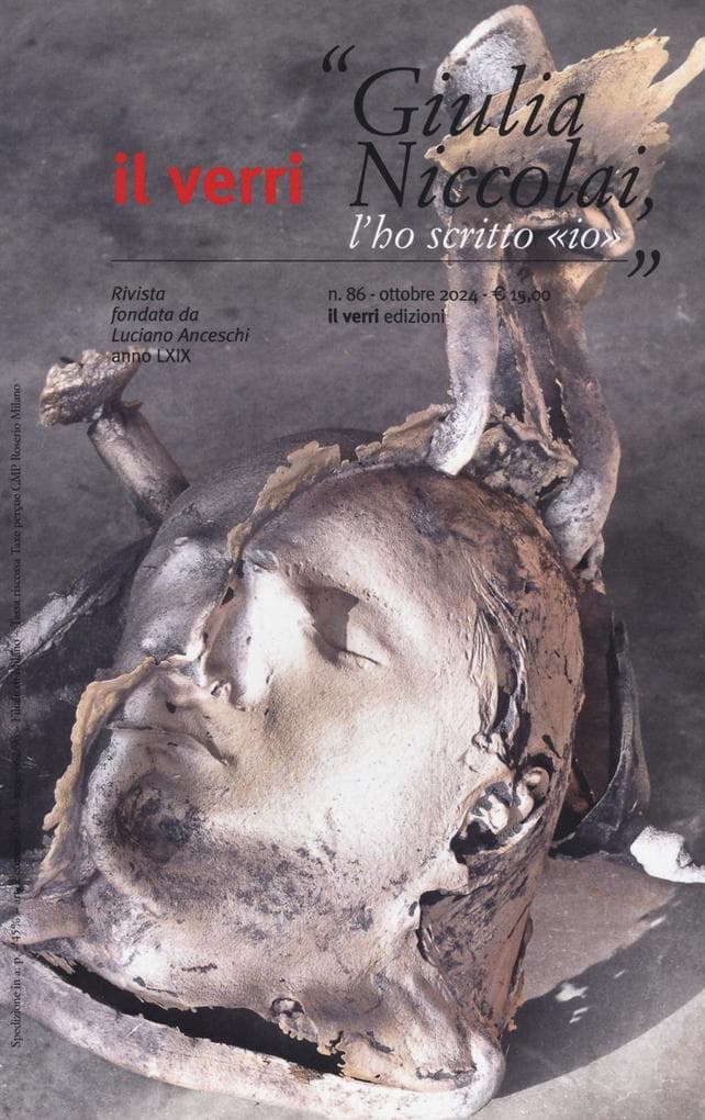 Giulia Niccolai, l'ho scritto 'io'