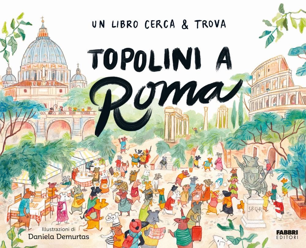 Topolini a Roma. Un libro cerca & trova